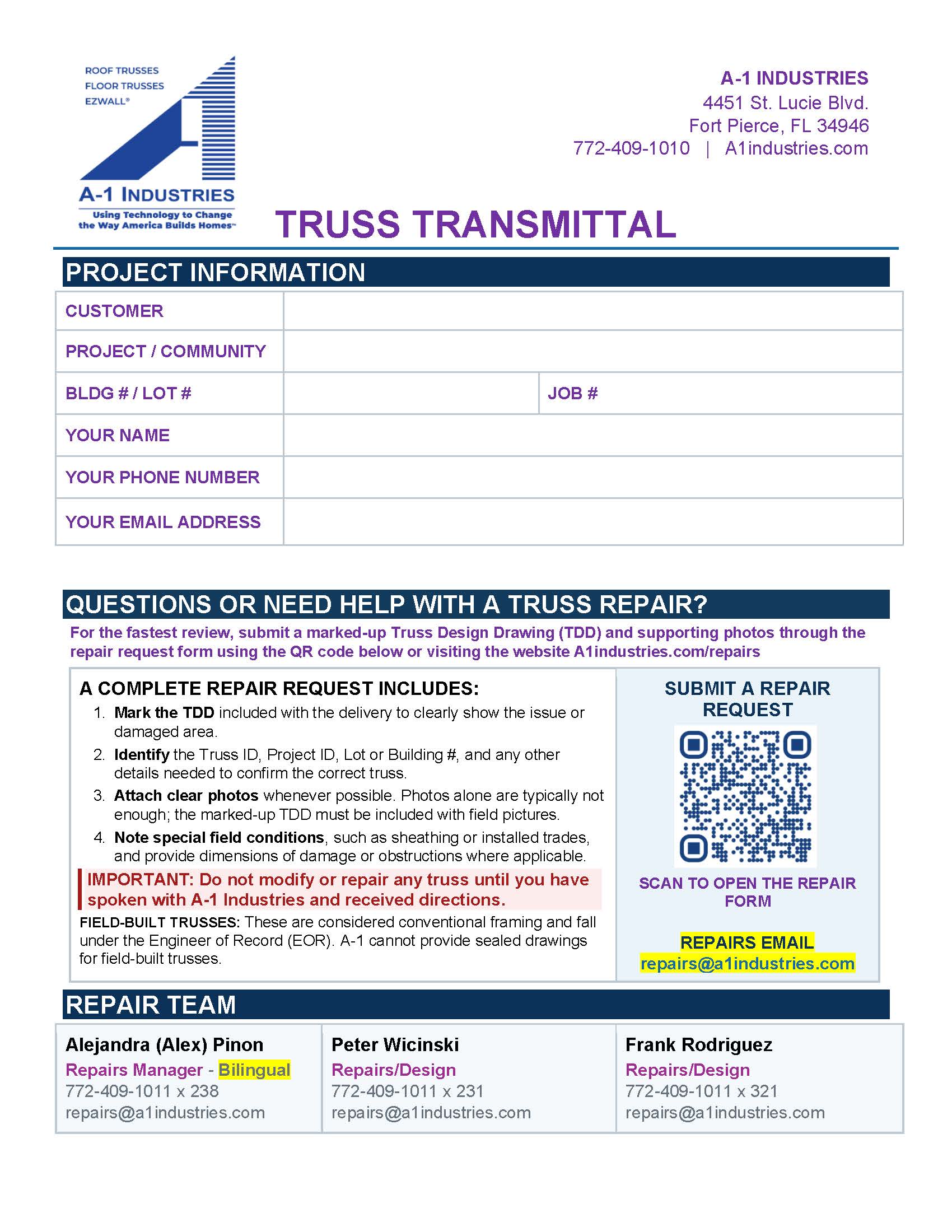 Truss Transmit